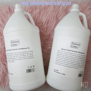 Dầu gội xả fairest mùi thơm hương cam chanh tự nhiên can 5 lít tiện dụng , siêu tiết kiệm