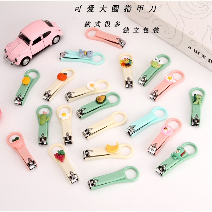 Kiềm cắt móng charm hoạt hình- Bấm móng kèm móc khóa dễ thương