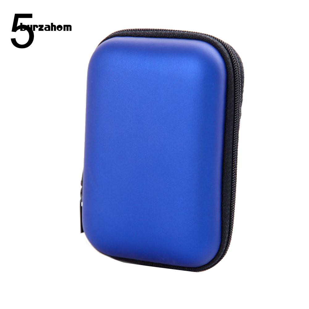 Túi đựng tai nghe mini khóa kéo hình chữ nhật/ vuông nhỏ xinh và tiện lợi