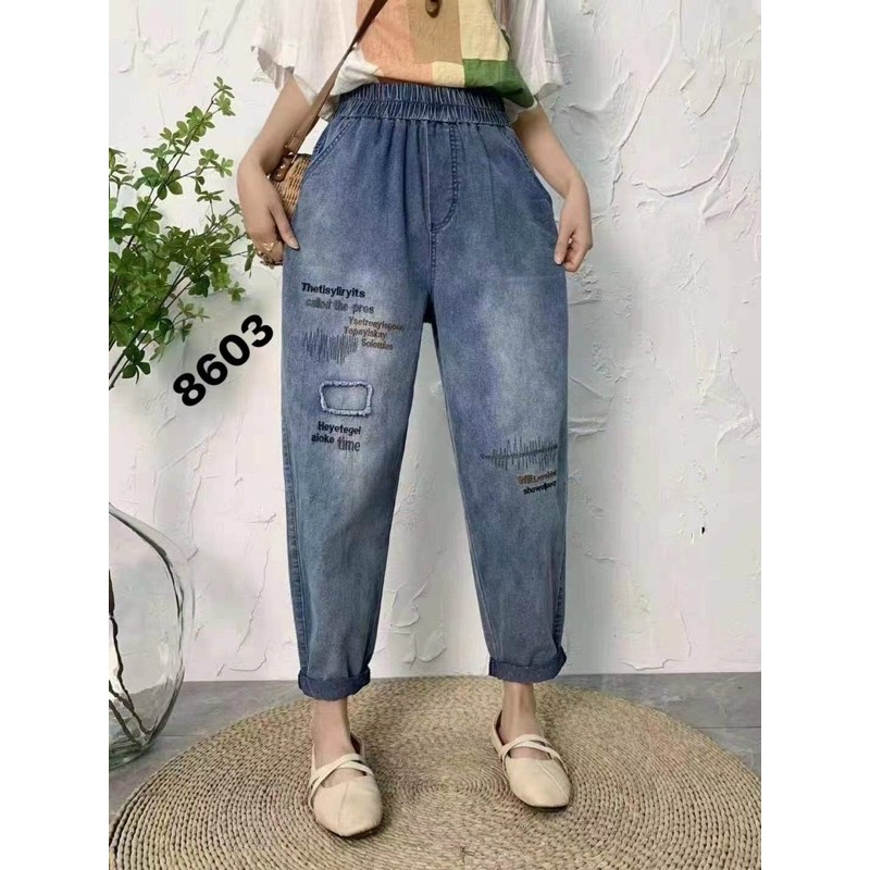 quần jean giấy dáng thụng mặc siêu mát