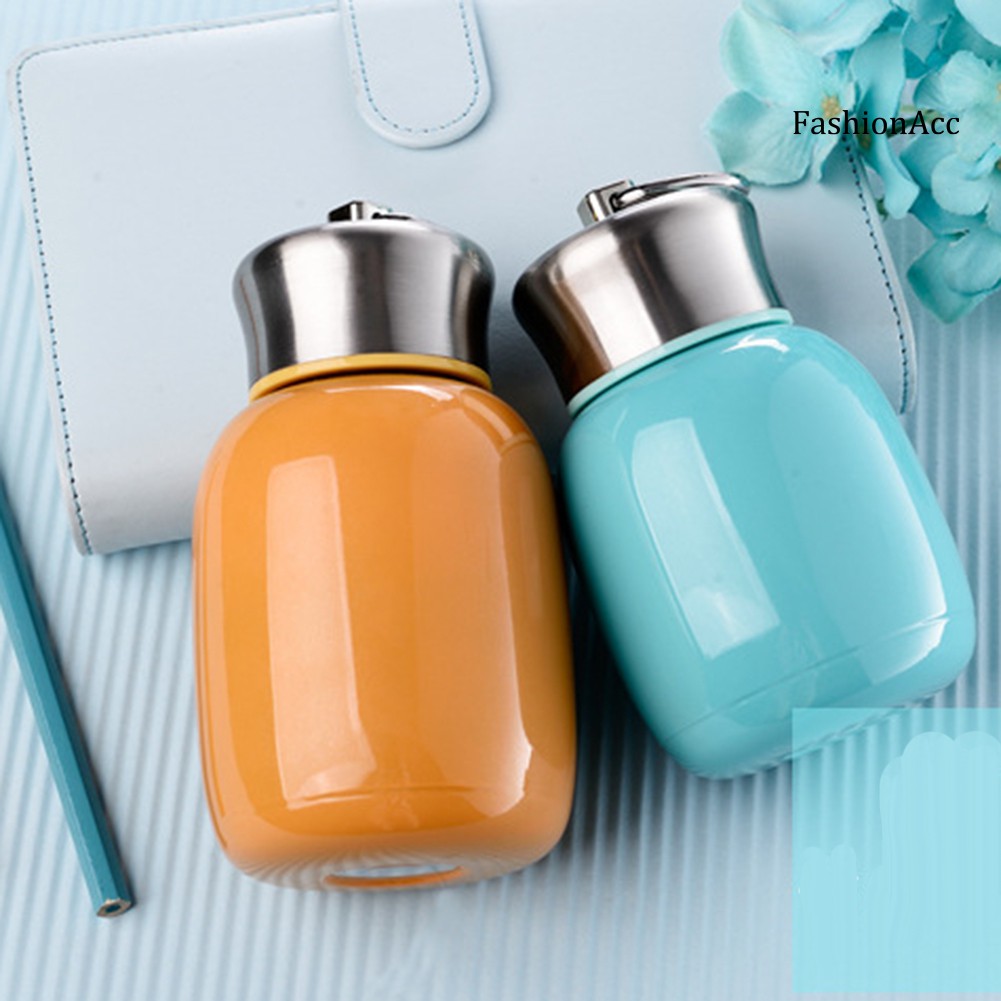 200ML Fashion Mini Portable Children Stainless Steel Vacuum Mug Water Bottle Cup