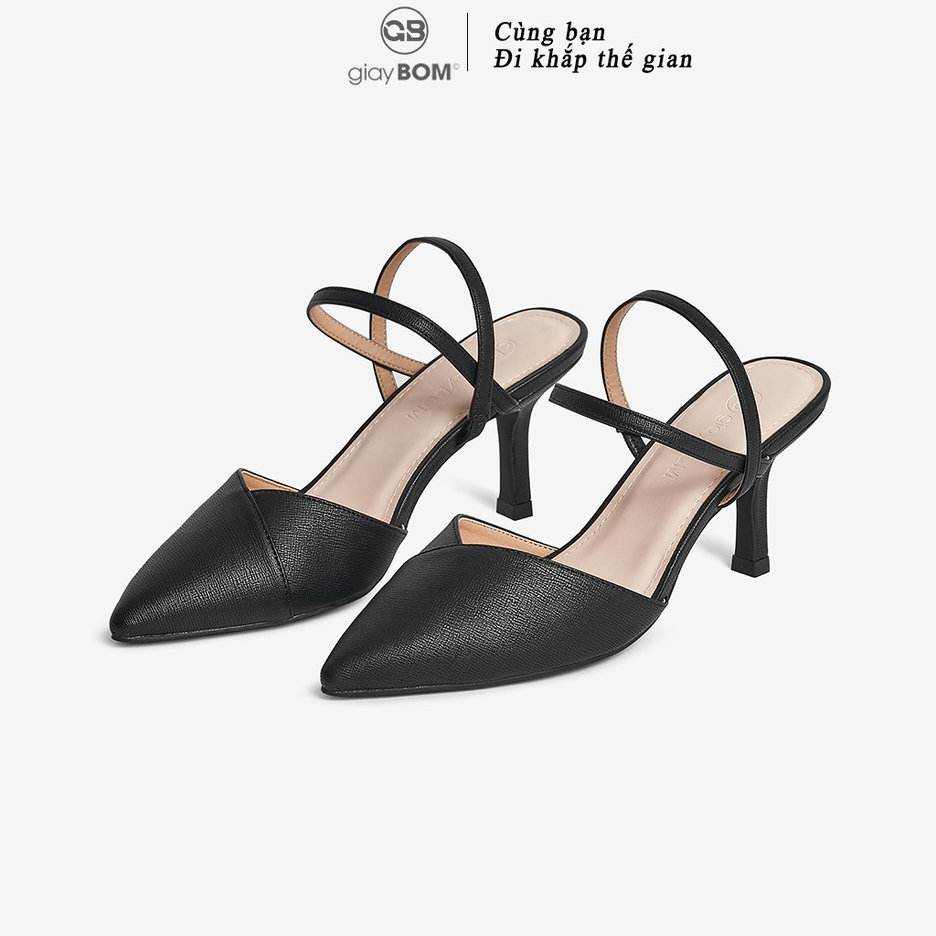 Giày Cao Gót giayBOM Mũi Nhọn Đế Cao 5 cm GB00107
