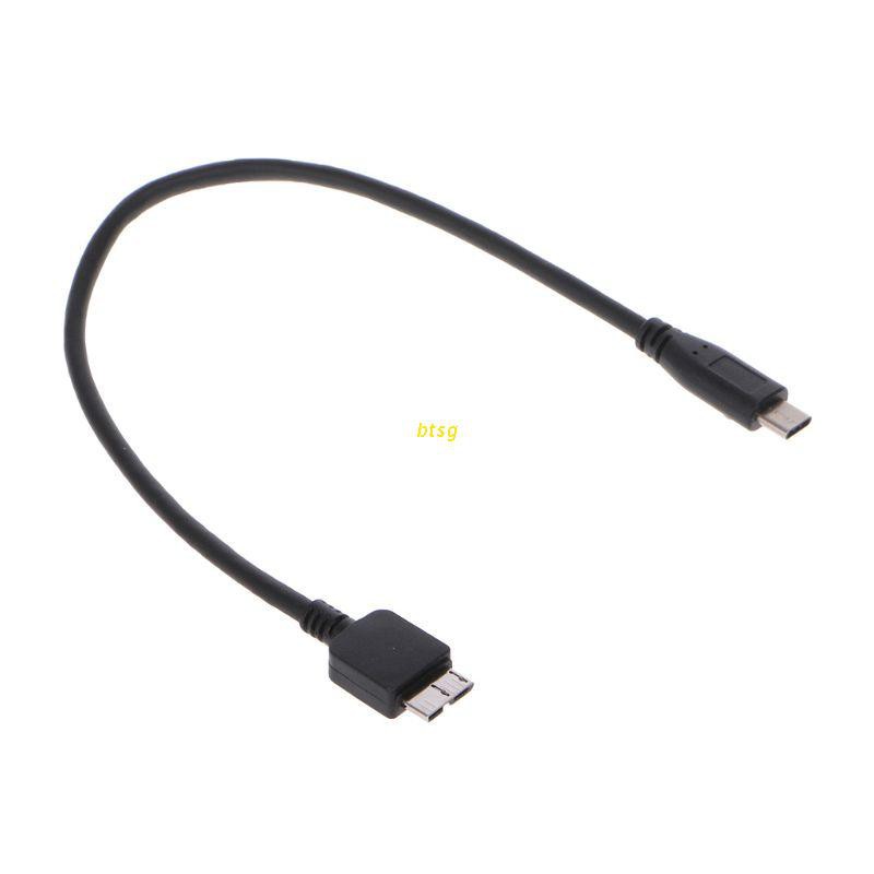 Dây Cáp Chuyển Đổi Dữ Liệu Type-C Sang Micro B Usb 3.0 Otg Cho Ổ Cứng Hdd Samsung Pentax