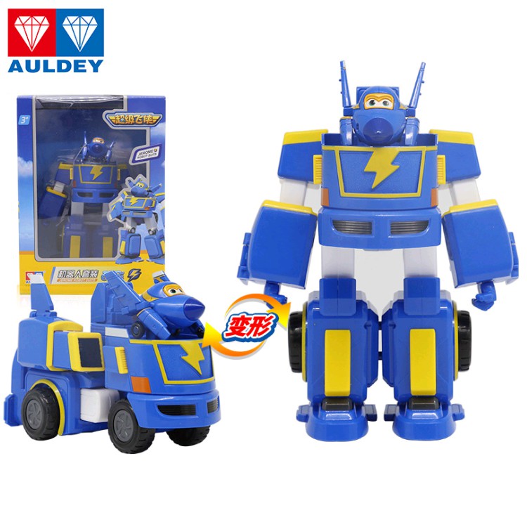 Super wings đội bay siêu đẳng mô hình máy bay Jerome cuồng phong mini và robot cỡ lớn