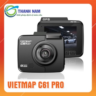 Camera hành trình vietmap C61 Pro ghi hình 4k sắc nét,tặng thẻ lên đến 64G