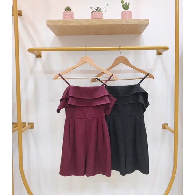 Bộ jumpsuit 2 dây bèo[ẢNH THẬT TẠI SHOP]
