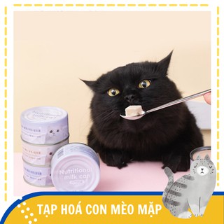 Pate cho mèo con, mèo mẹ Furry Tail 85g sữa dê bổ sung lợi khuẩn