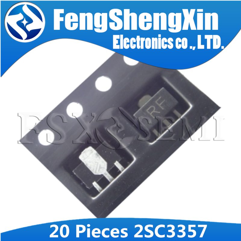 20 Cái / lốc 2SC3357 RF RE C3357 NPN Bóng bán dẫn tần số cao SOT-89