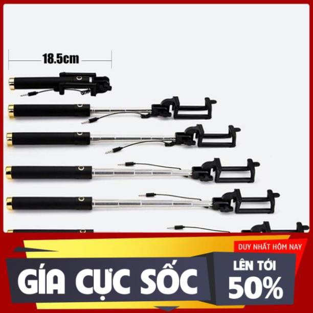 Gậy tự sướng Xi Sắt Gậy Chụp Ảnh Dài Tối Đa 80cm [GIẢM GIÁ]