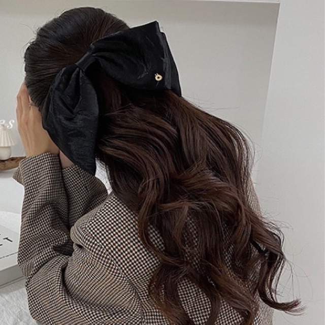 Kẹp tóc nữ nơ to nữ tính - Maben