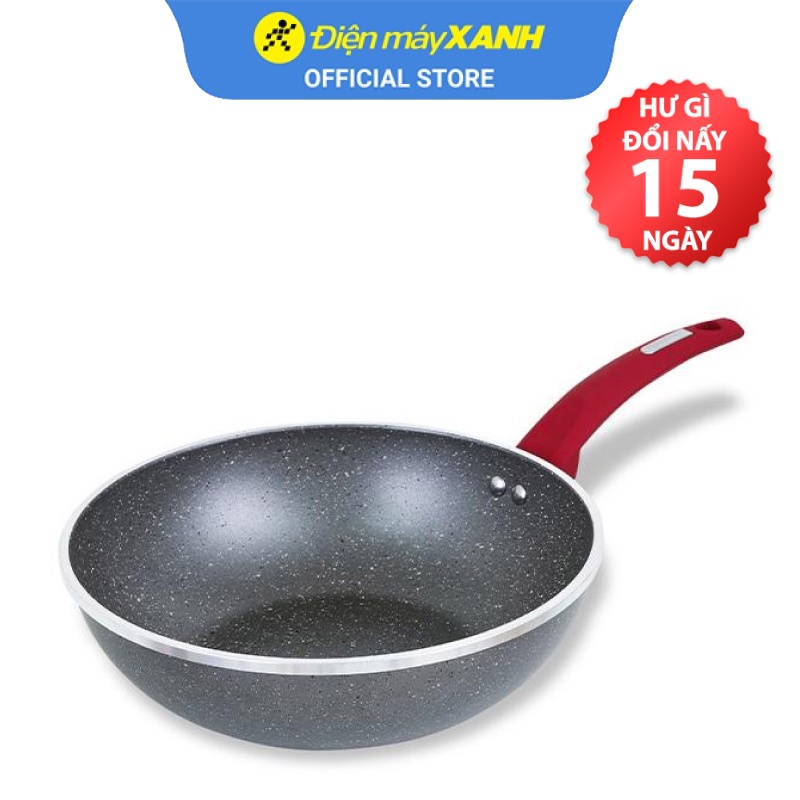 Chảo sâu nhôm chống dính đáy từ 28cm Kangaroo KG655M