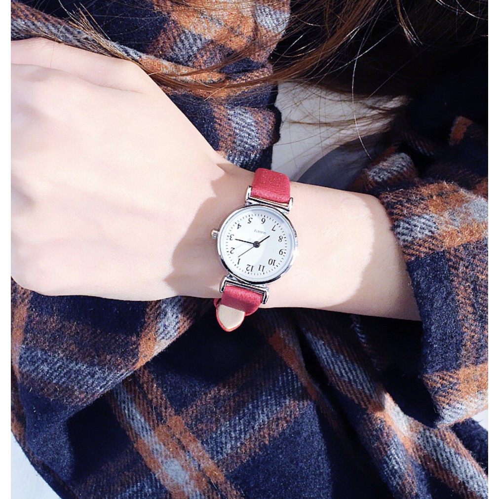 [Mã FAMAYFA2 giảm 10K đơn 50K] [GIÁ SỈ] ĐỒNG HỒ NỮ DÂY DA MẶT TRÒN HNWATCH905 ĐỘC LẠ XINH XẮN | BigBuy360 - bigbuy360.vn