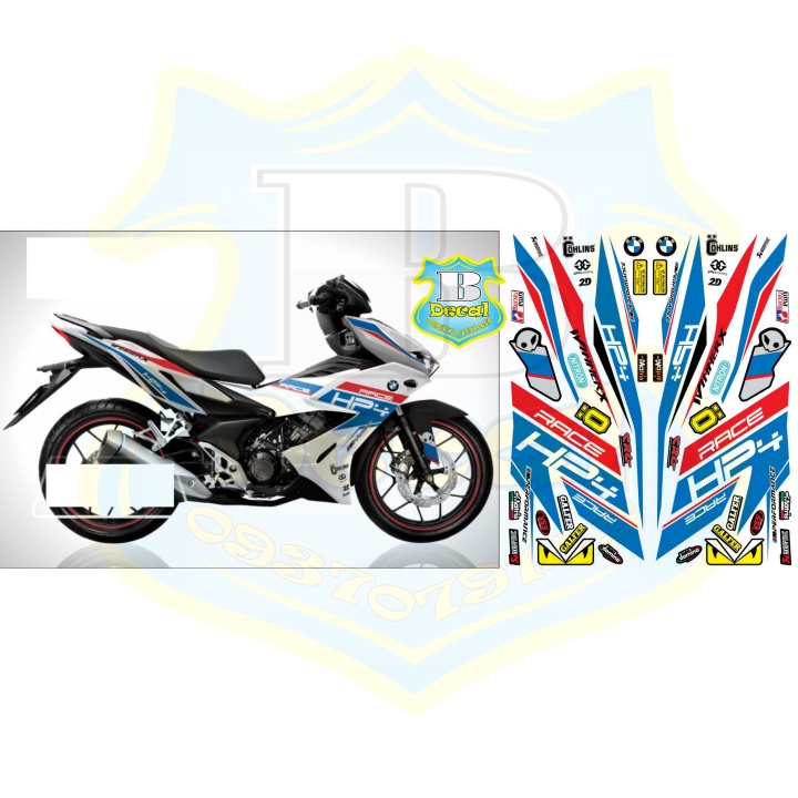 ( Quí khách vui lòng mang ra tiệm cho thợ dán ) Tem winner X HP4 trắng 20475