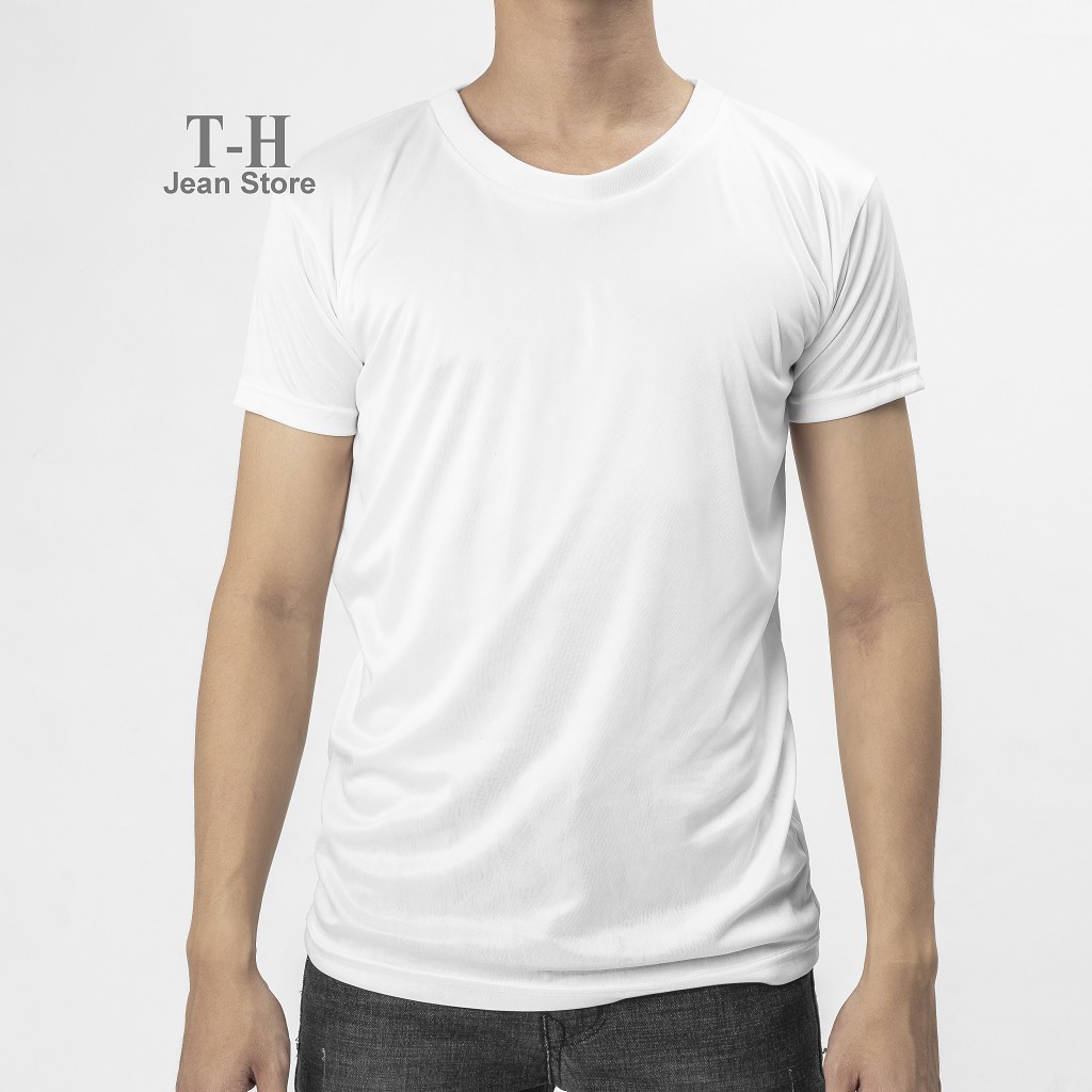 Áo thun trơn nam cổ tròn 𝐁.𝐀𝐓 𝐒𝐇𝐎𝐏 áo thun chất cotton co dãn bốn chiều, thấm hút mồ hôi