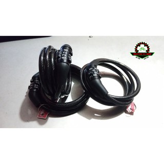 Khóa dây xe đạp thể thao 4 số