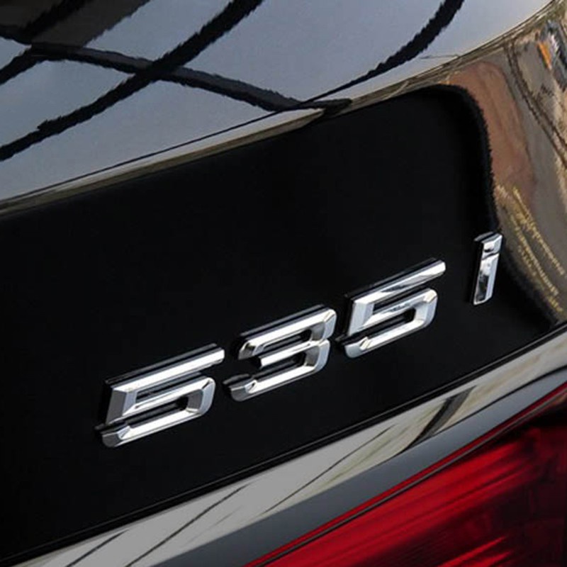 Logo Chữ Cái Bằng Kim Loại 523i 525i 528i 530i 535i 540i 545i 550i Cho Xe Hơi BMW 3D