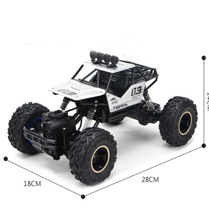 Xe Địa Hình Điều Khiển Từ Xa Rock Crawler 2 Cầu, Độ Bên Cao, Chống Va Đập - ĐIỆN TỬ TP