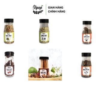 Set Gia vị nấu phở Hạt ngò - Tiểu hồi - Thảo quả - Đinh hương - Hoa hồi - Quế thanh