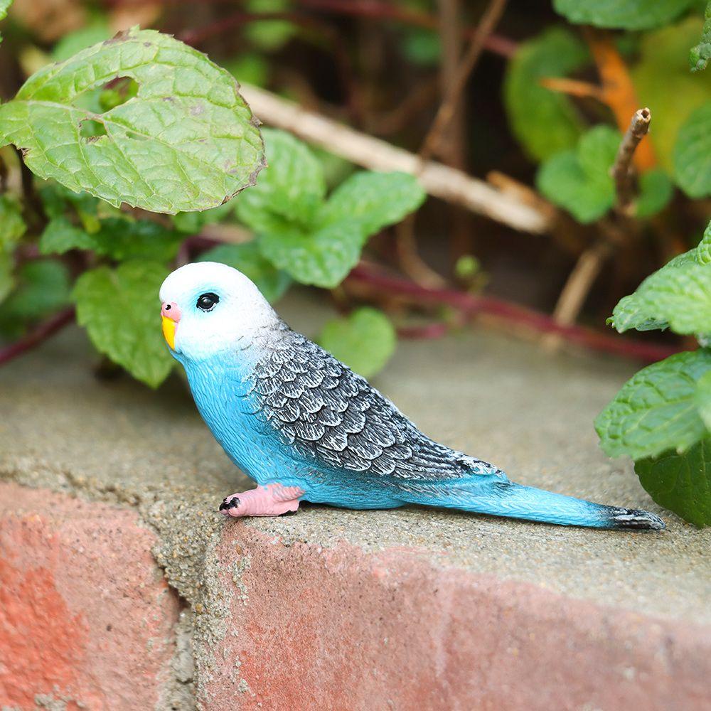 BEBETTERM Đồ trang trí Chim Vẹt Nhân Tạo Trang Trí