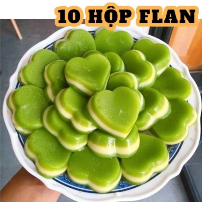 10 Hủ Hình Trái Tim dùng làm flan