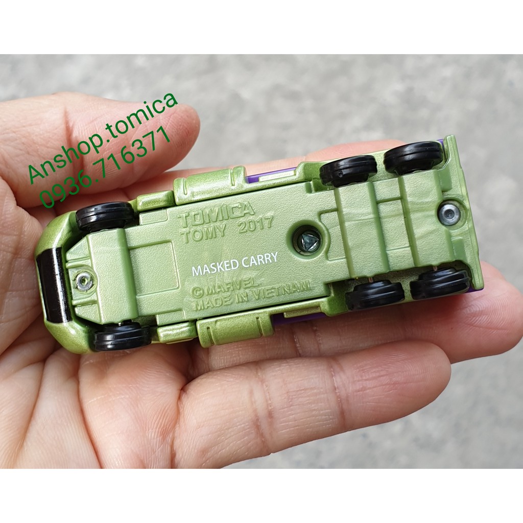 Mô hình xe tải hoạt hình hulk tomica Nhật Bản