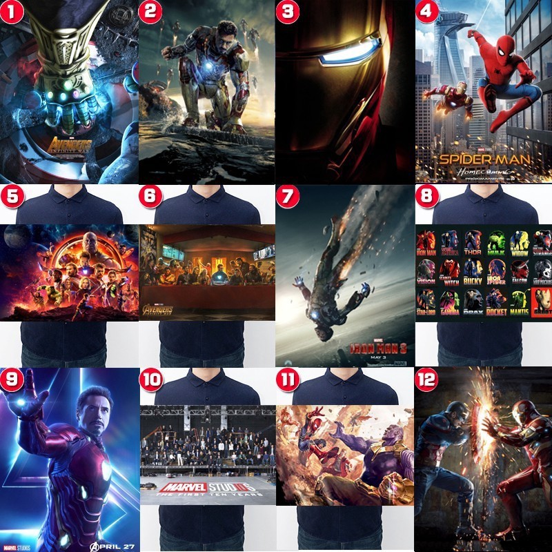 Sale 70% Tấm poster dán tường in hình các nhân vật trong Avengers,  Giá gốc 33,000 đ - 34C26