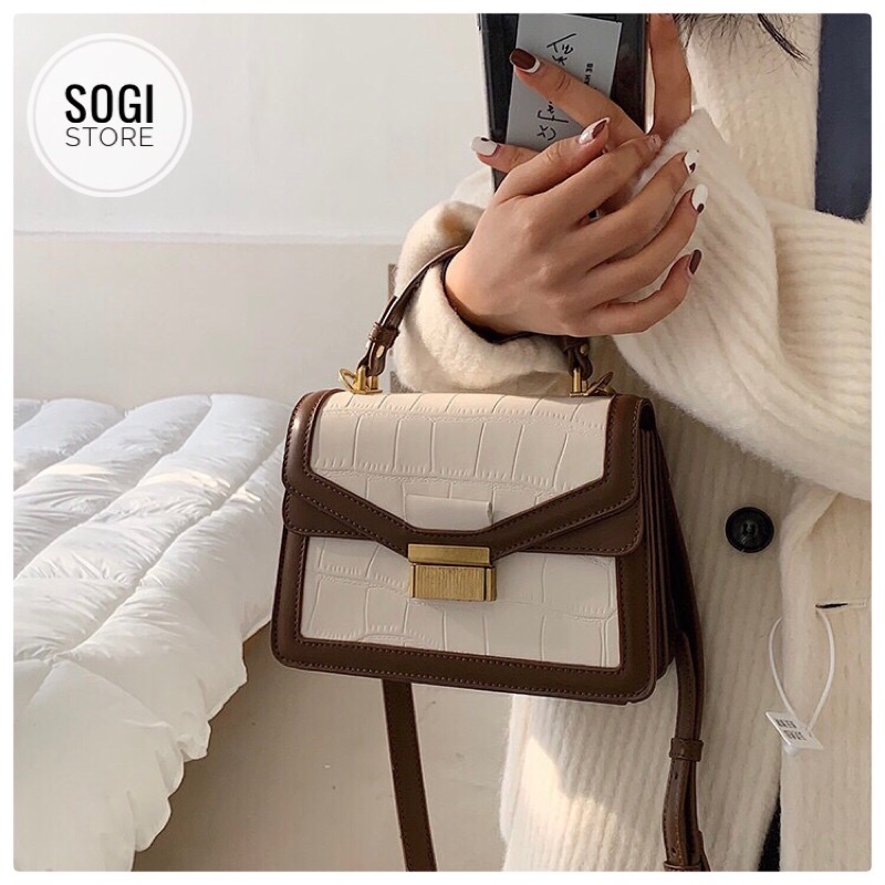 Túi Xách Nữ Đeo Vai, Đeo Chéo Da Cá Sấu - SOGI TXN006