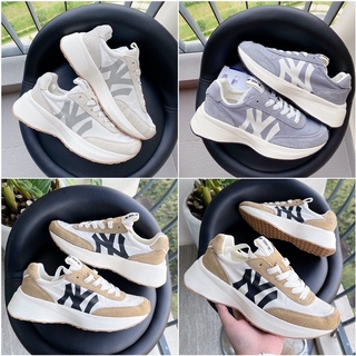 Giày sneaker mlb chunky jogger vàng-be-xám ảnh thật