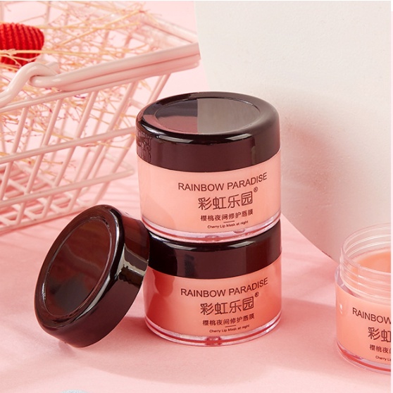 [Hàng mới về] Mặt nạ môi cherry Rainbow Paradise phục hồi ban đêm