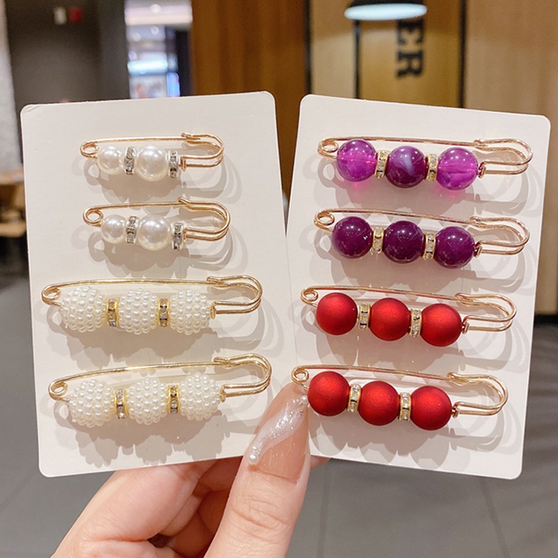 2/12 Trâm Cài Áo Đính Ngọc Trai Sang Trọng