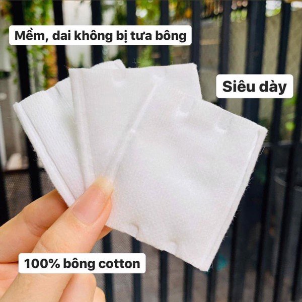 ✅[NỘI ĐỊA TRUNG] Bông Tẩy Trang Cotton Pads 3 Lớp Túi 222 Miếng