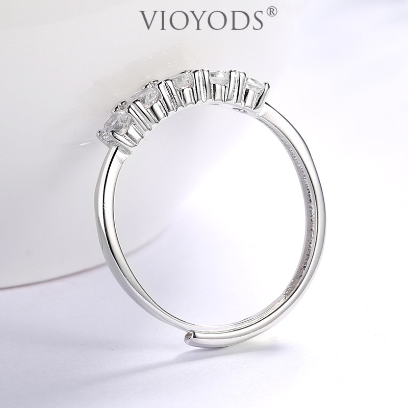 Nhẫn bạc nữ Swarovski VIOYODS Trang sức S018