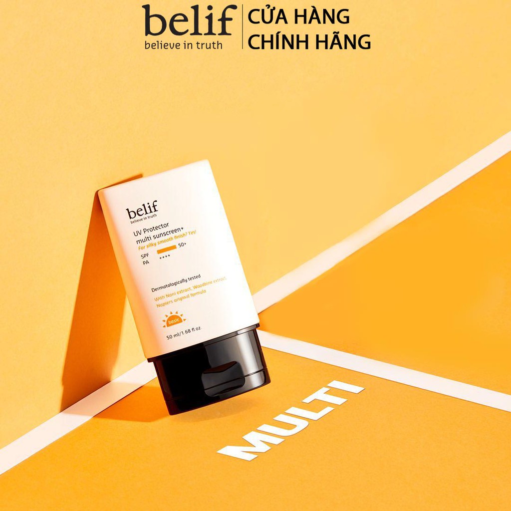 [Mã COSLG5 giảm 10%]Kem chống nắng hiệu chỉnh da Belif UV Protector Multi Sunscreen SPF50+ PA++++ 50ml