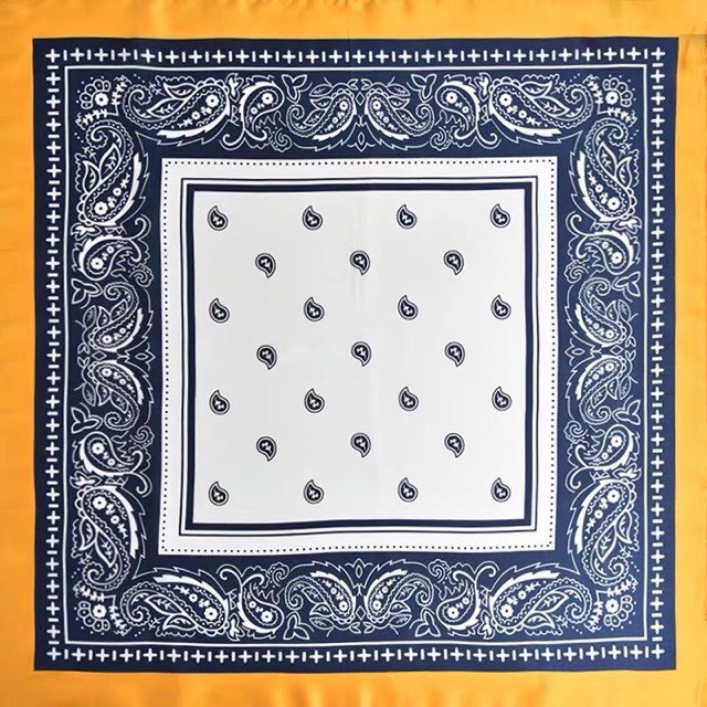 Khăn bandana lụa vuông size 70*70cm - Mã 7046