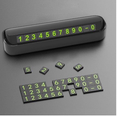 Bảng số điện thoại ô tô- bảng ghi sđt gắn taplo khi đỗ xe- FUTURE CAR