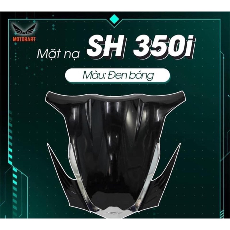 Bộ 3 Món SH 350i Cho SH 2020, SH 2021, SH 2022 Chính Hãng MOTORART Gồm Mão 350i, Mặt Nạ 350i, Dè 350i