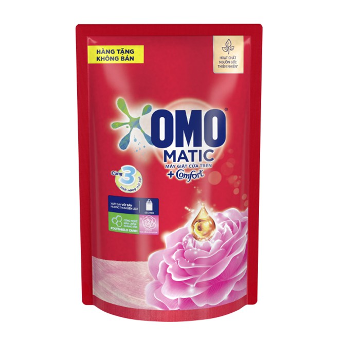 [HC GIFT] Túi nước giặt Omo Matic 412g - Giao ngẫu nhiên