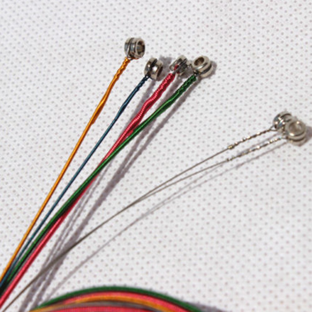 Set 6 Dây Đàn Guitar Acoustic Màu Cầu Vồng