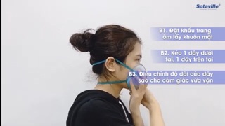 Khẩu trang Hàn Quốc C750V phòng độc (Hàng chính hãng)