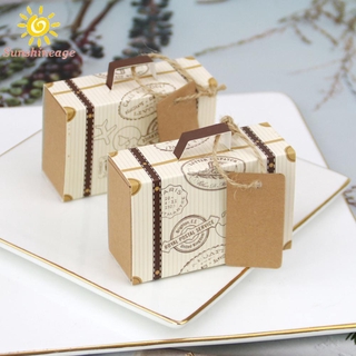Bộ 50 hộp quà giấy thủ công dùng cho trang trí tiệc cưới