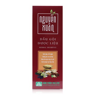 Dầu gội Dược liệu Nguyên Xuân nâu 200ml (Dành cho tóc thường &amp; da đầu dầu)