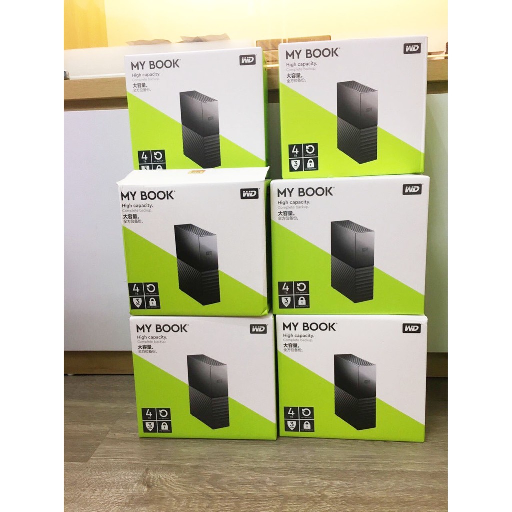 Ổ cứng di động W.D Mybook 4TB Có nguồn rời - Chính hãng bảo hành 3 năm | BigBuy360 - bigbuy360.vn
