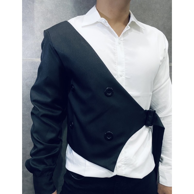 Áo ghile chéo 1 tay