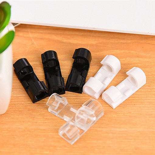 Bộ 20 Miếng Dán Tường Đi Dây Điện ⚡SIÊU TIỆN LỢI⚡ Kẹp Cố Định Nút Giữ Luồn Dây Điện 88068 Lamon Store