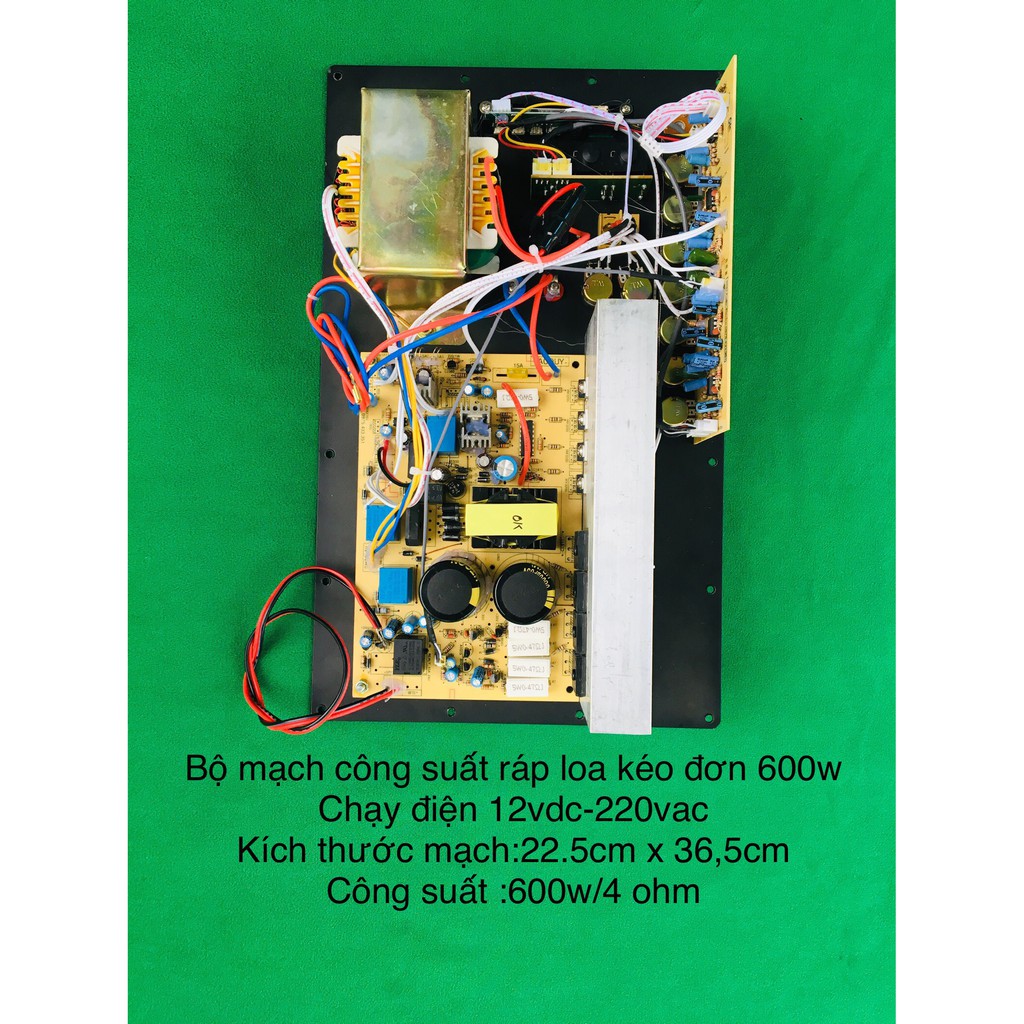Bộ mạch công suất loa kéo đơn 600w