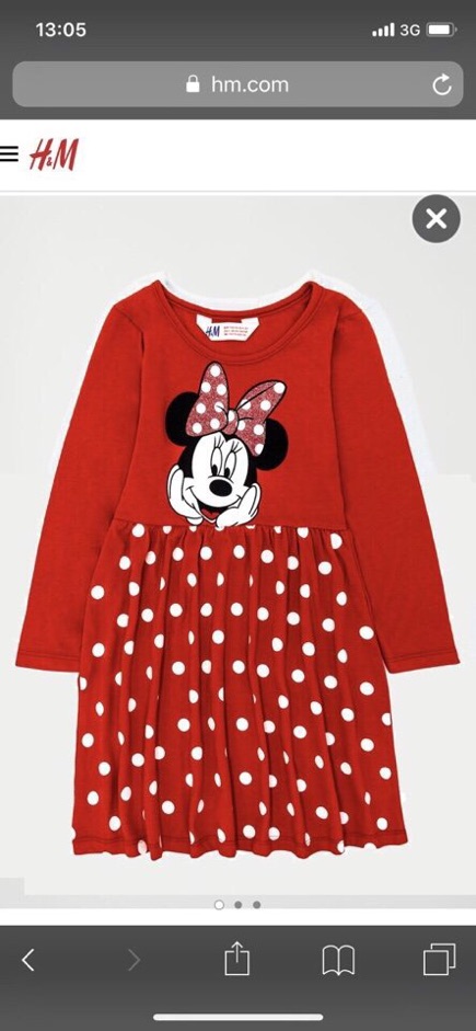 Đầm HM dài tay bé gái