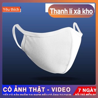 KHẨU TRANG VẢI KHÁNG KHUẨN 3 LỚP [ BÌNH ỔN GIÁ] CHỐNG GIỌT BẮN, CHỐNG BỤI MỊN HÀNG 100% COTON CAO CẤP