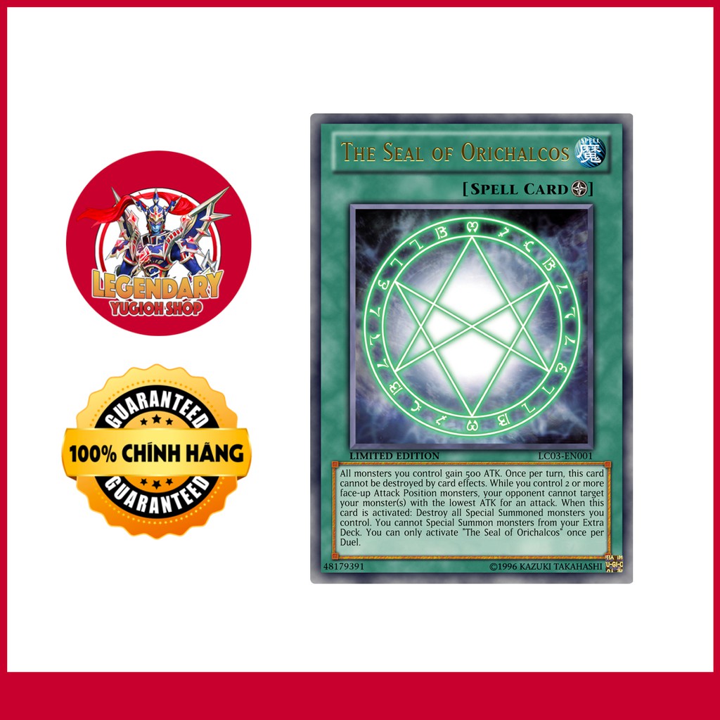 EN-JP]Thẻ Bài Yugioh Chính Hãng] The Seal of Orichalcos