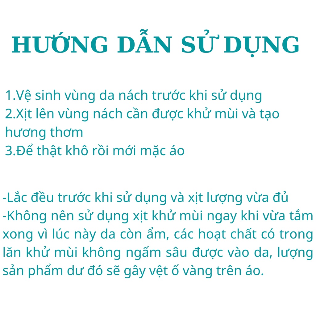 Xịt Khử Mùi Hôi Nách Aroma Chính Hãng- Khử Mùi Hôi Nách, Hôi Chân, Thâm Nách, Ra Mồ Hôi Nách 50 ml