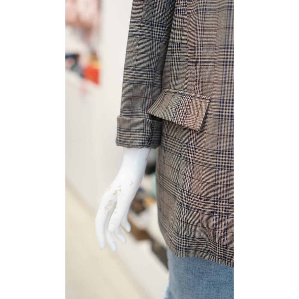 Blazer Caro Dáng Dài 061